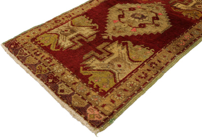 2 x 3 Vintage Turkish Yastik Rug 50955