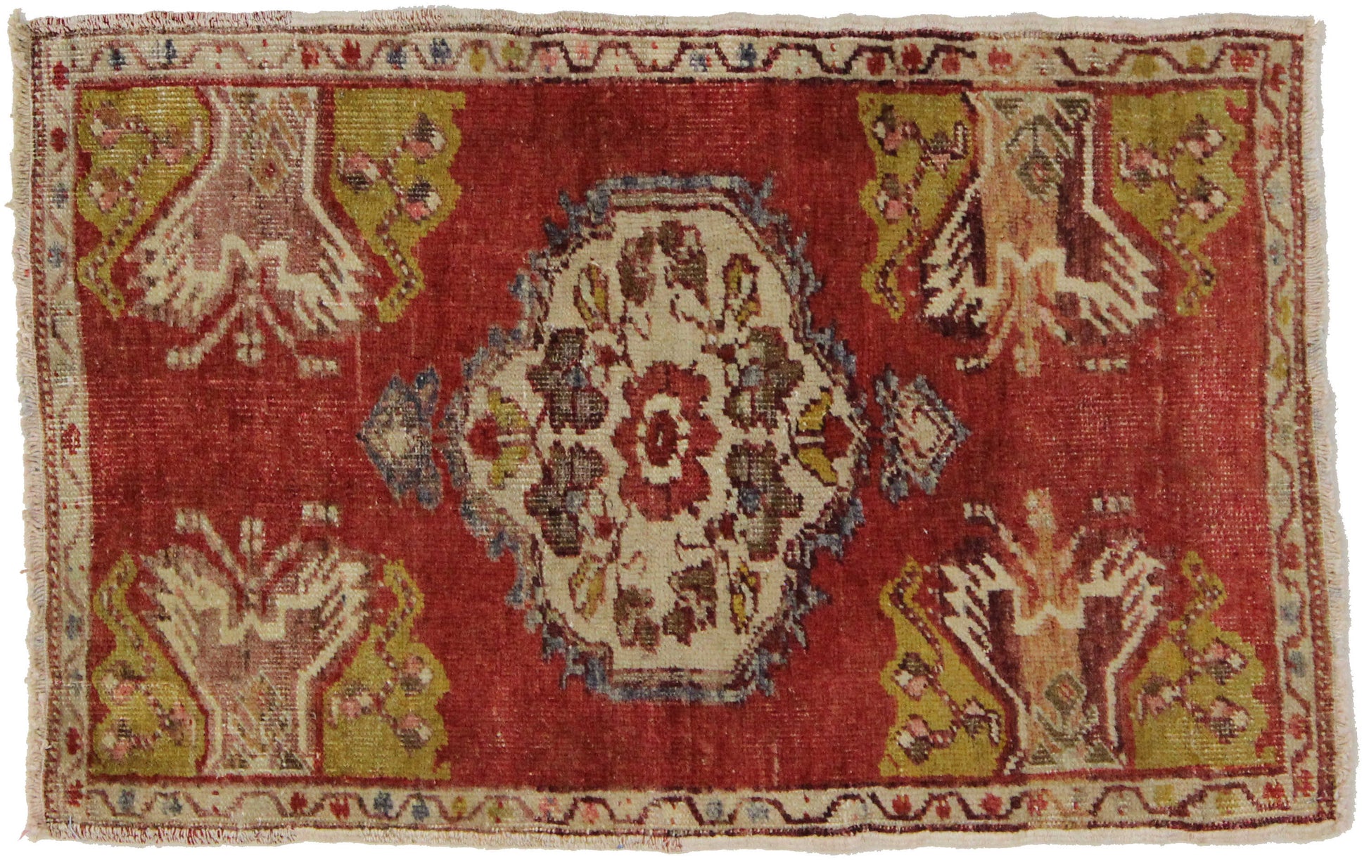 2 x 3 Vintage Oushak Rug 50959