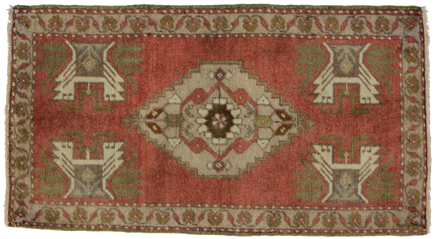 2 x 3 Vintage Oushak Rug 50964
