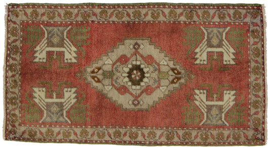 2 x 3 Vintage Oushak Rug 50964