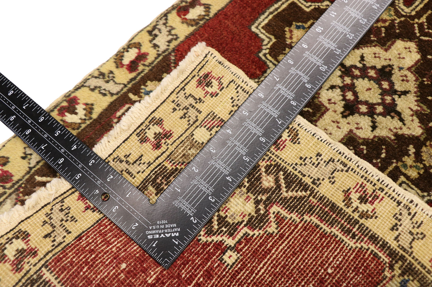 2 x 3 Vintage Turkish Yastik Rug 50965