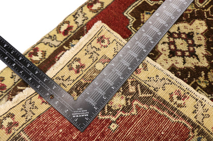 2 x 3 Vintage Turkish Yastik Rug 50965
