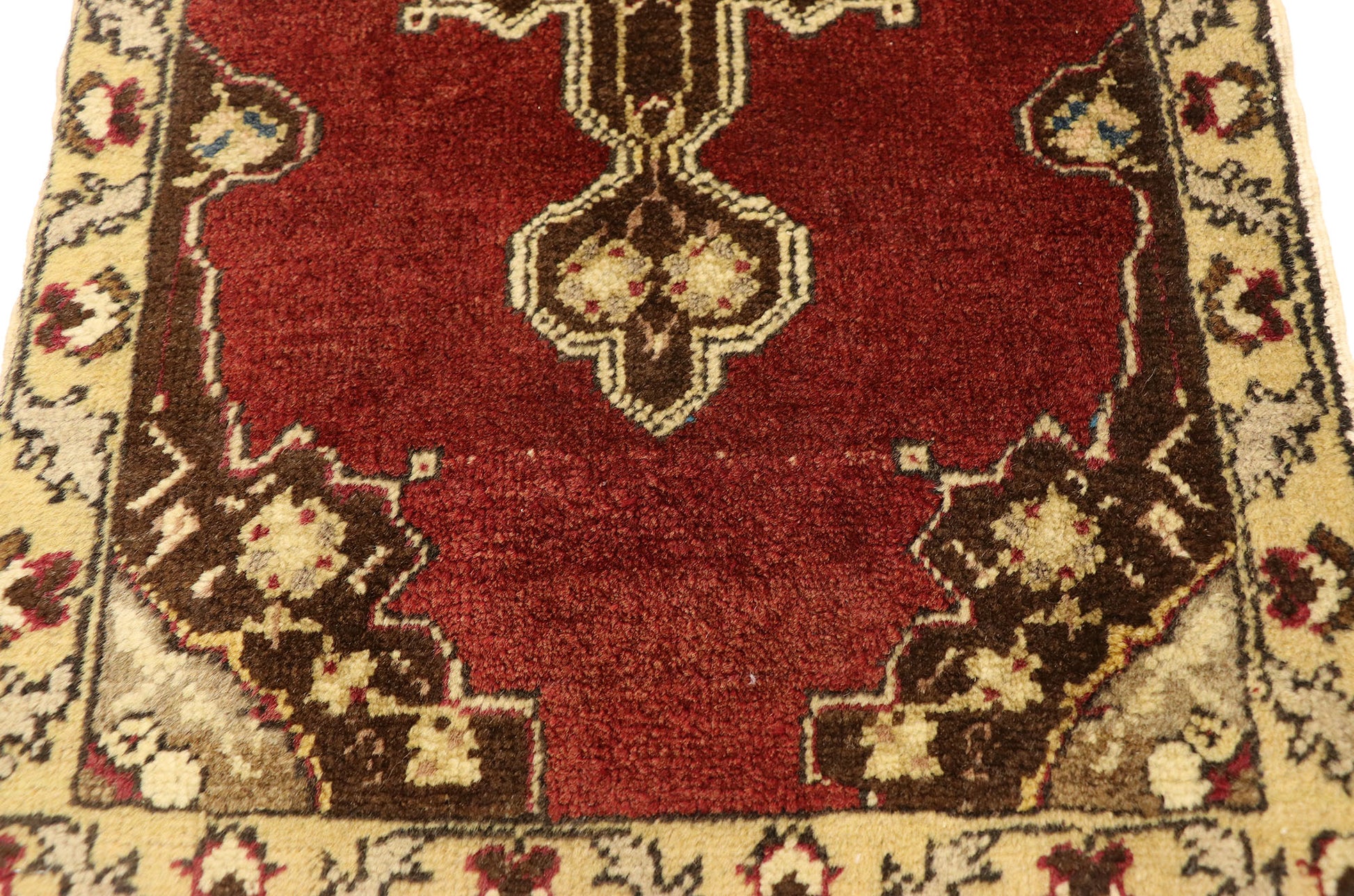 2 x 3 Vintage Turkish Yastik Rug 50965