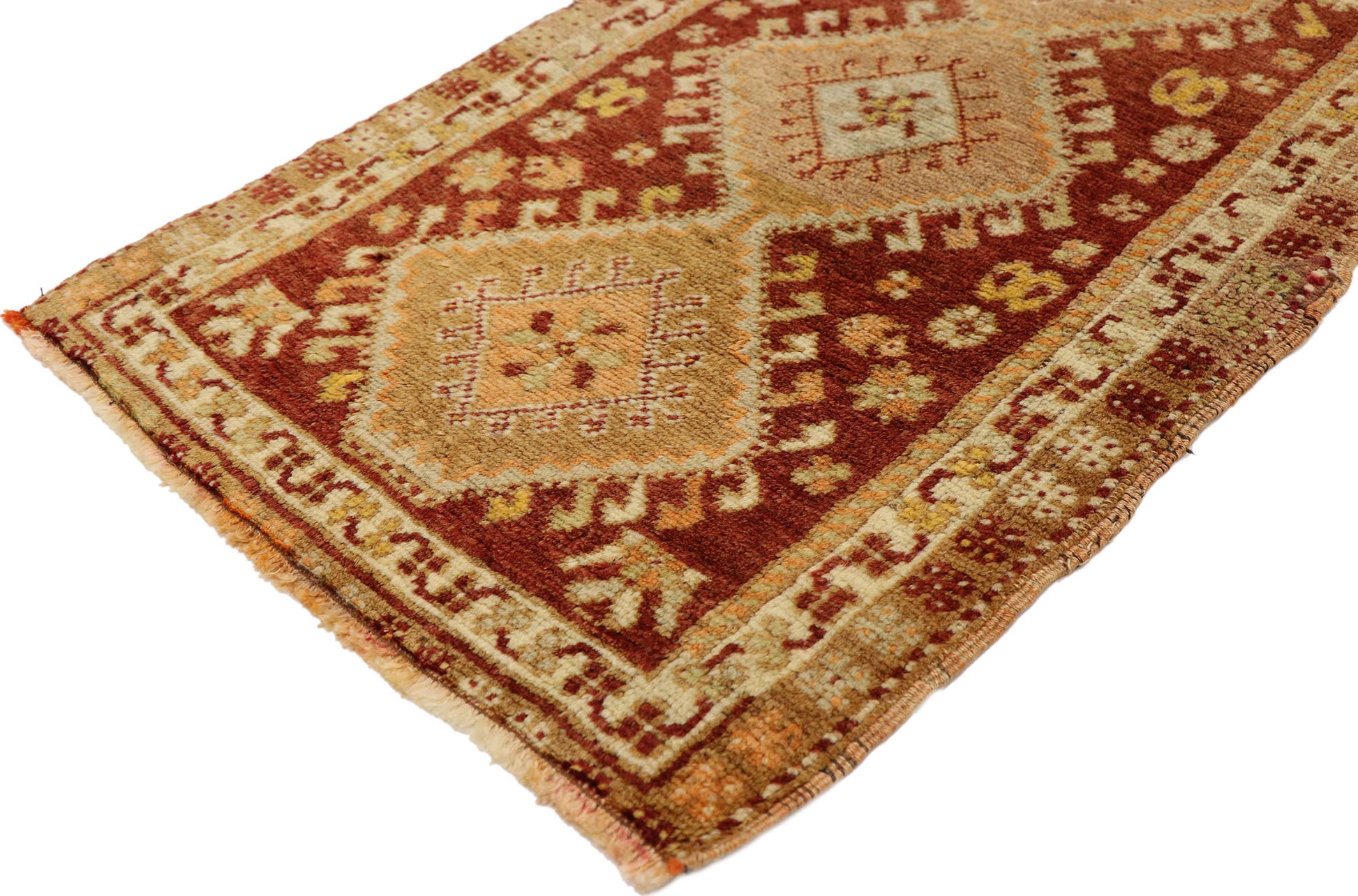 2 x 3 Vintage Oushak Yastik Rug 50970