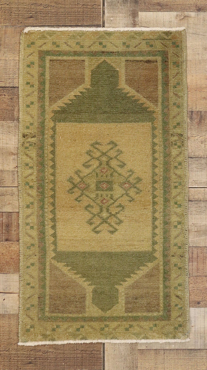 2 x 3 Vintage Turkish Yastik Rug 50974