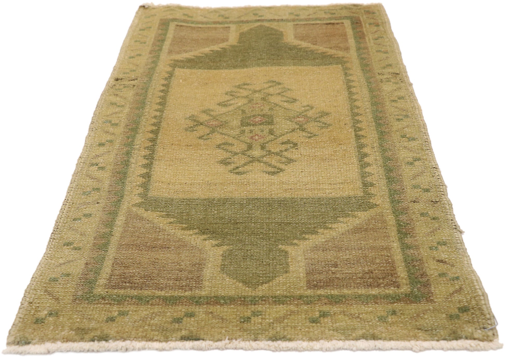 2 x 3 Vintage Turkish Yastik Rug 50974