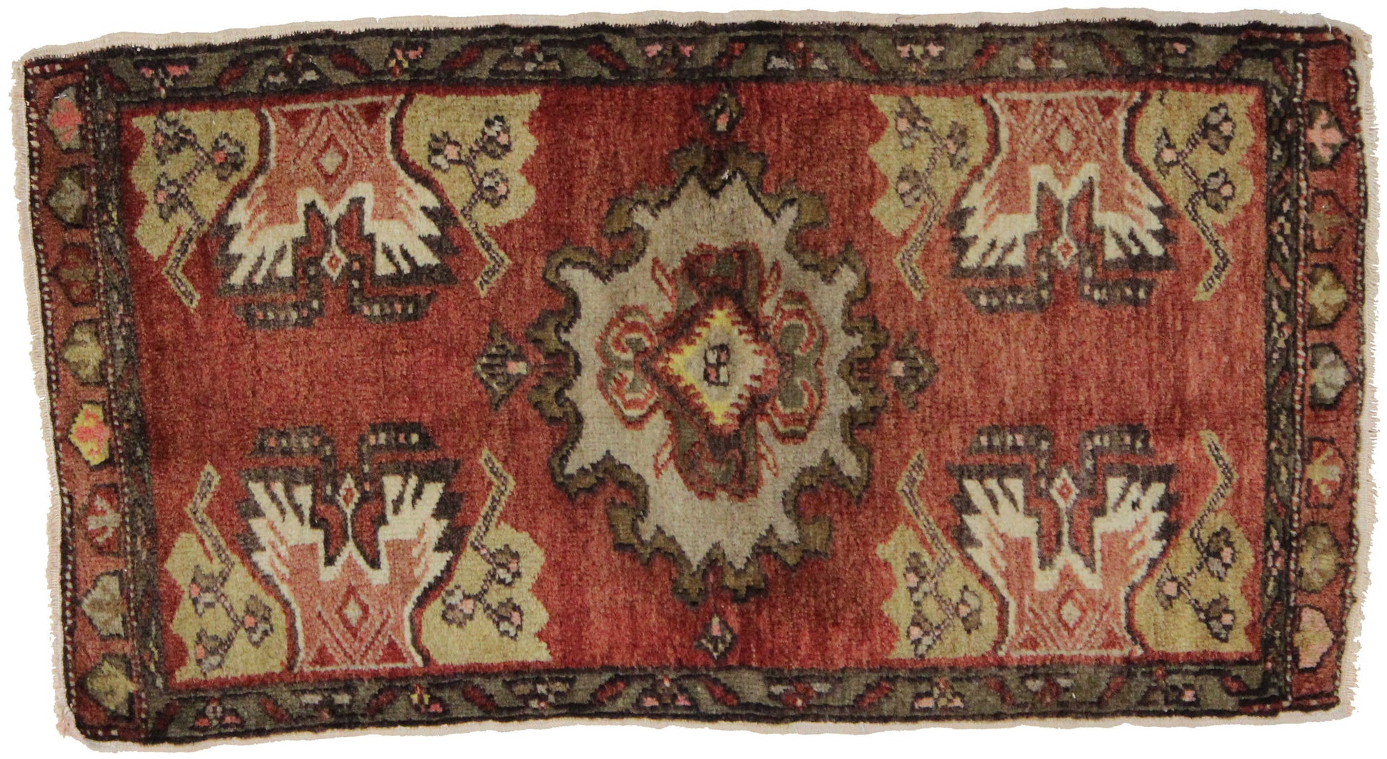 2 x 3 Vintage Oushak Rug 50975