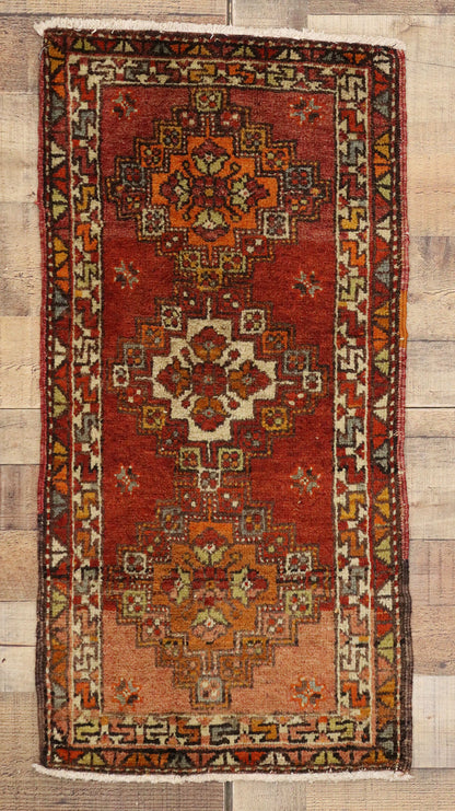 2 x 3 Vintage Turkish Yastik Rug 50976