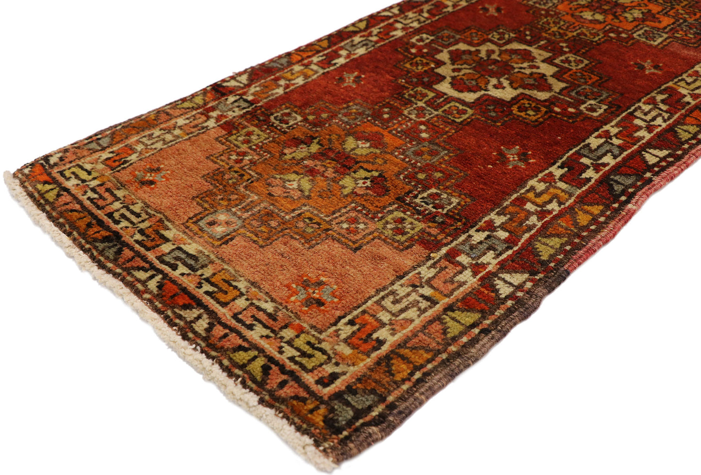 2 x 3 Vintage Turkish Yastik Rug 50976