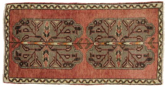 2 x 3 Vintage Oushak Rug 50977