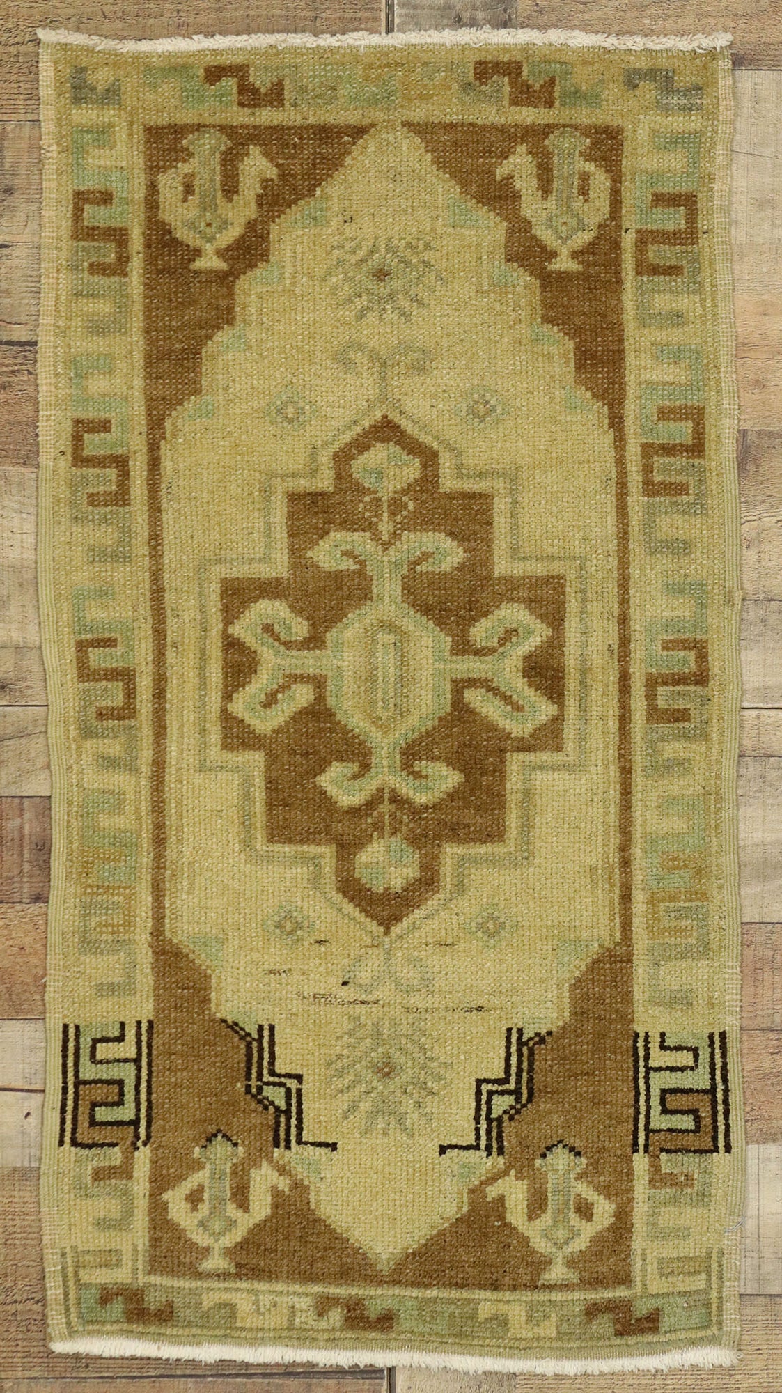 2 x 3 Vintage Turkish Yastik Rug 50982