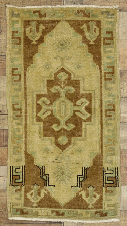 2 x 3 Vintage Turkish Yastik Rug 50982
