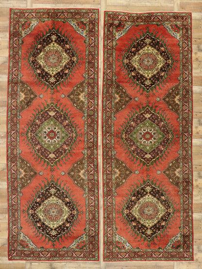 5 x 13 Vintage Turkish Oushak Rug 50985