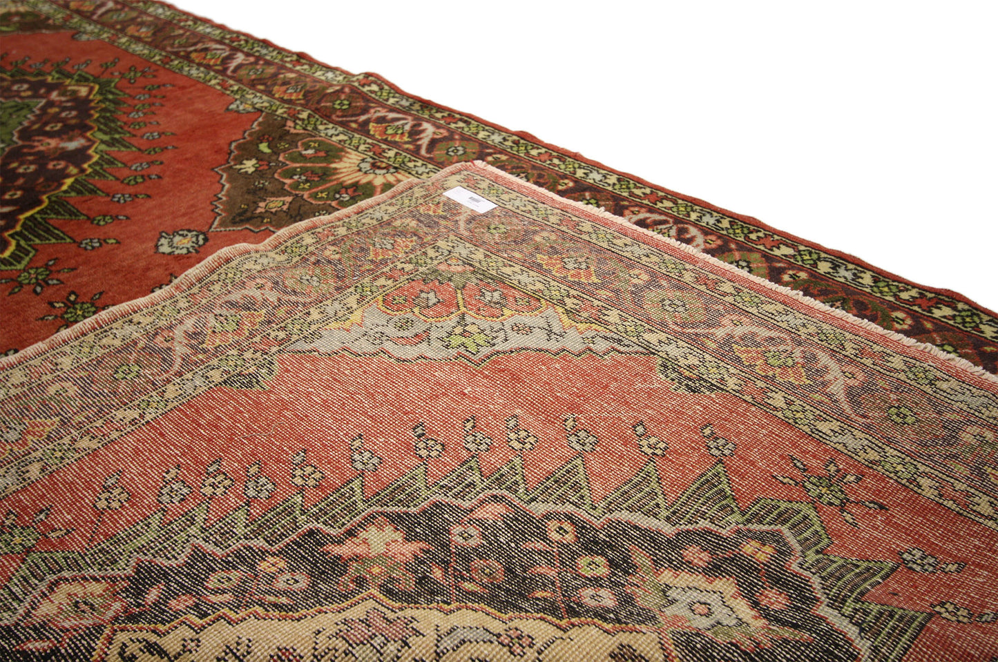 5 x 13 Vintage Turkish Oushak Rug 50985