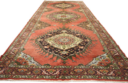 5 x 13 Vintage Turkish Oushak Rug 50985