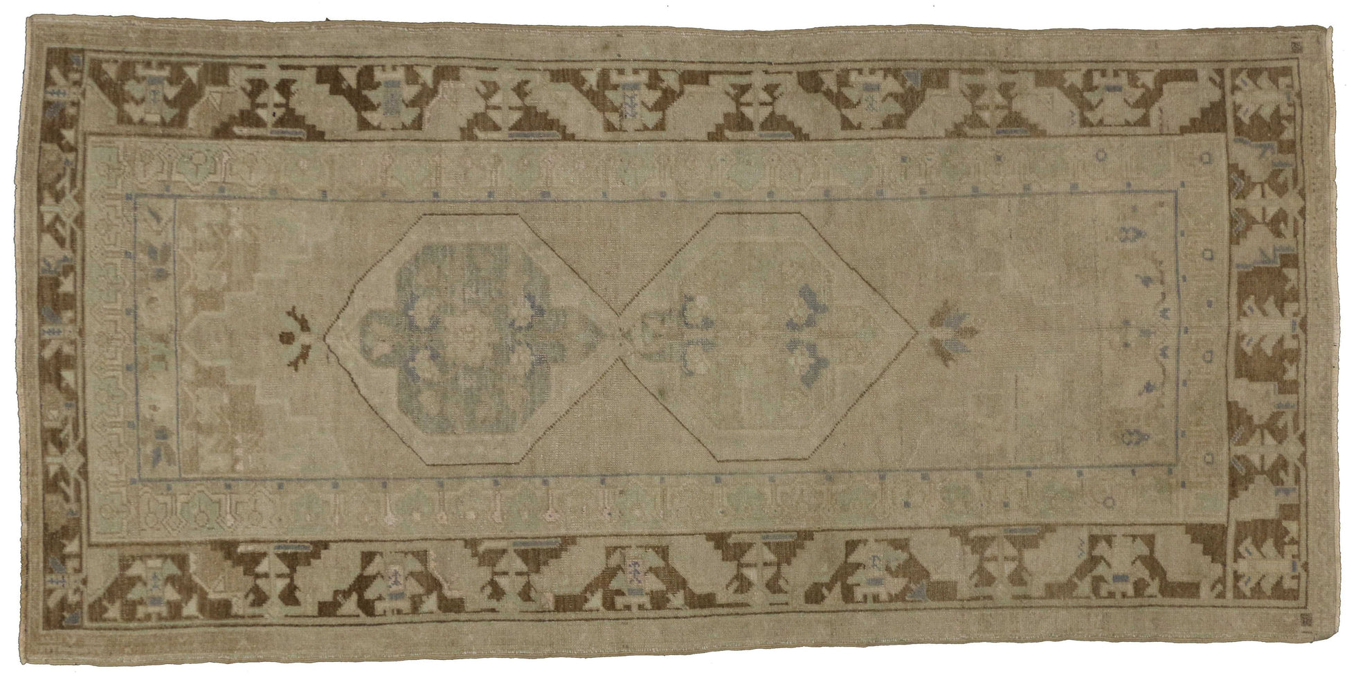 4 x 9 Vintage Oushak Rug 50988