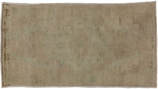 4 x 9 Vintage Oushak Rug 50989