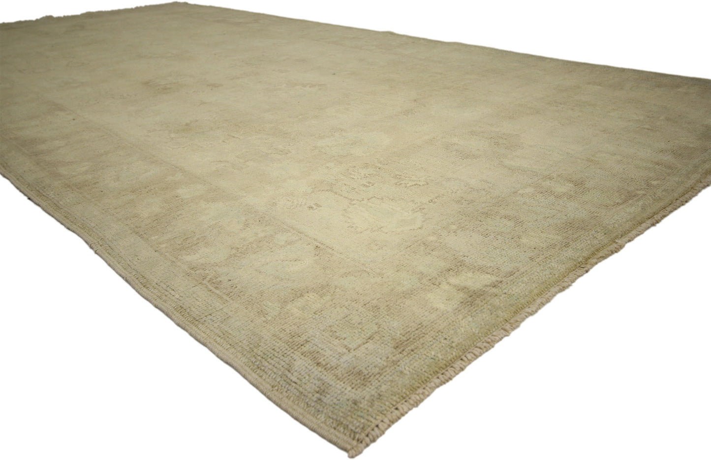 5 x 10 Vintage Turkish Oushak Rug 50993