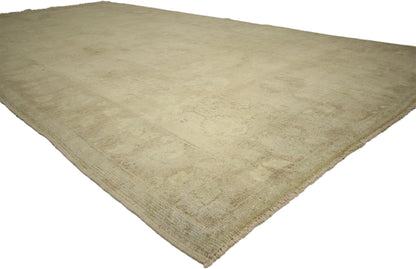 5 x 10 Vintage Turkish Oushak Rug 50993