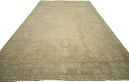 5 x 10 Vintage Turkish Oushak Rug 50993