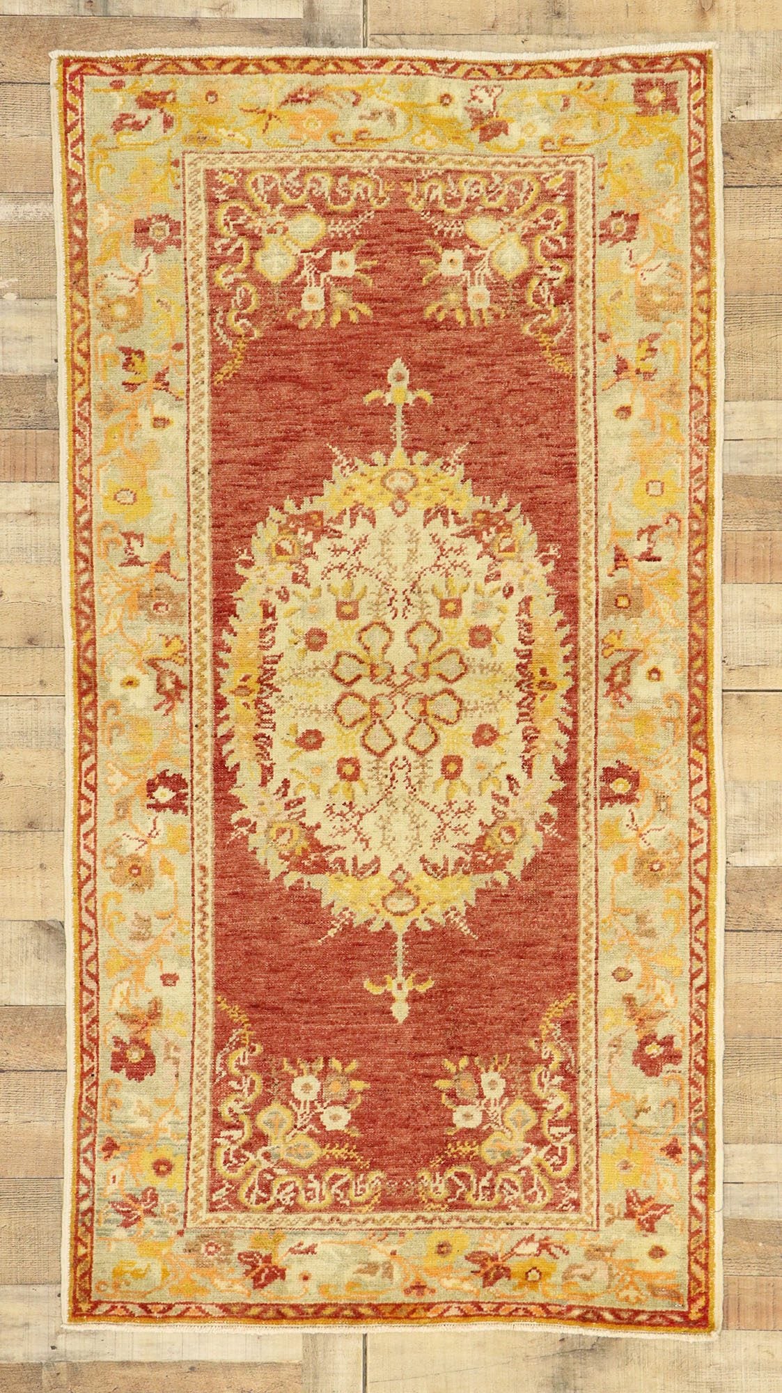 3 x 6 Vintage Oushak Rug 50998