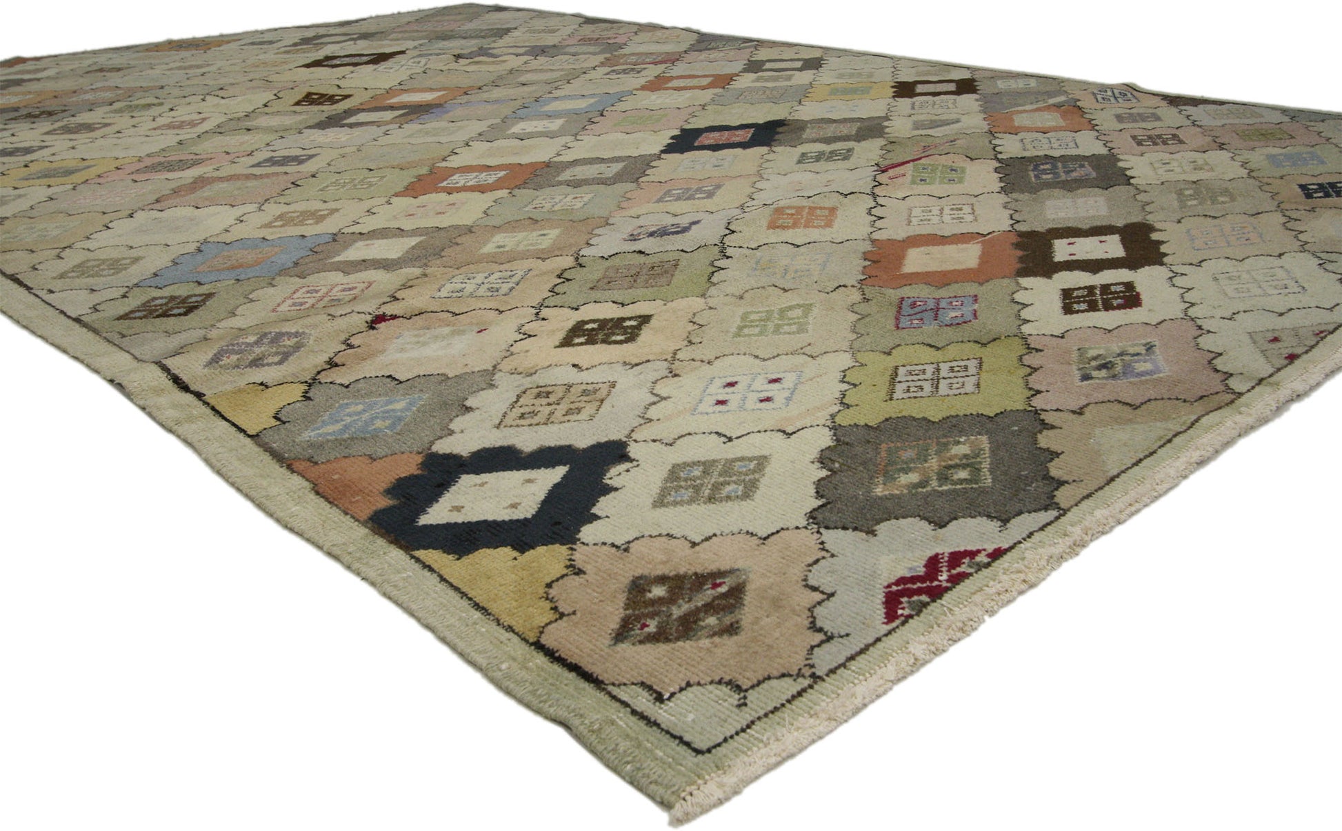 6 x 10 Vintage Distressed Sivas Rug 51008