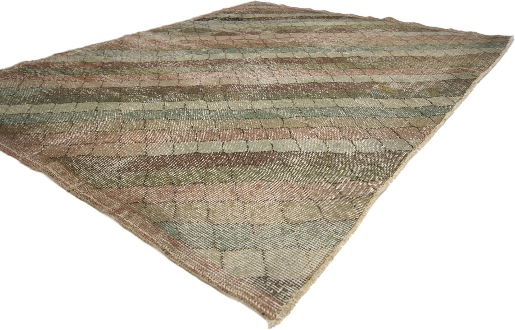 4 x 5 Zeki Muren Vintage Sivas Rug 51009