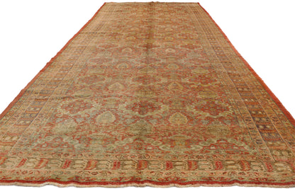 6 x 14 Antique Turkish Oushak Rug 51018