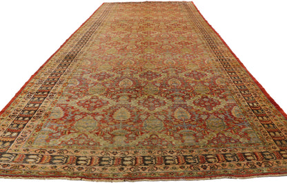 6 x 14 Antique Turkish Oushak Rug 51019