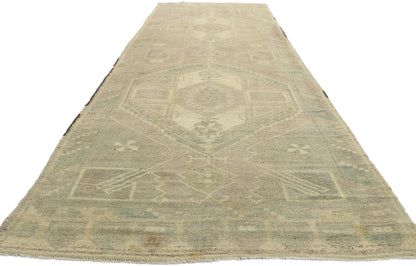 4 x 13 Vintage Turkish Oushak Rug 51023