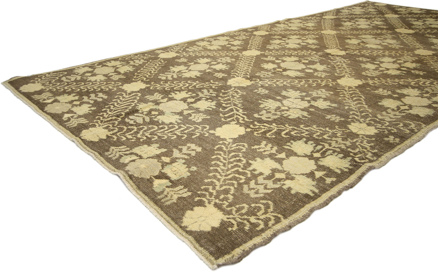 5 x 9 Vintage Turkish Oushak Rug 51028