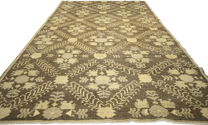 5 x 9 Vintage Turkish Oushak Rug 51028