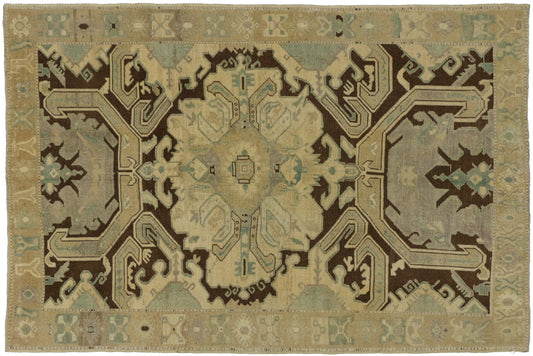 6 x 9 Vintage Oushak Rug 51032