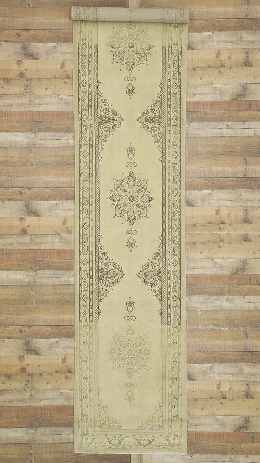 3 x 13 Vintage Turkish Oushak Rug 51041