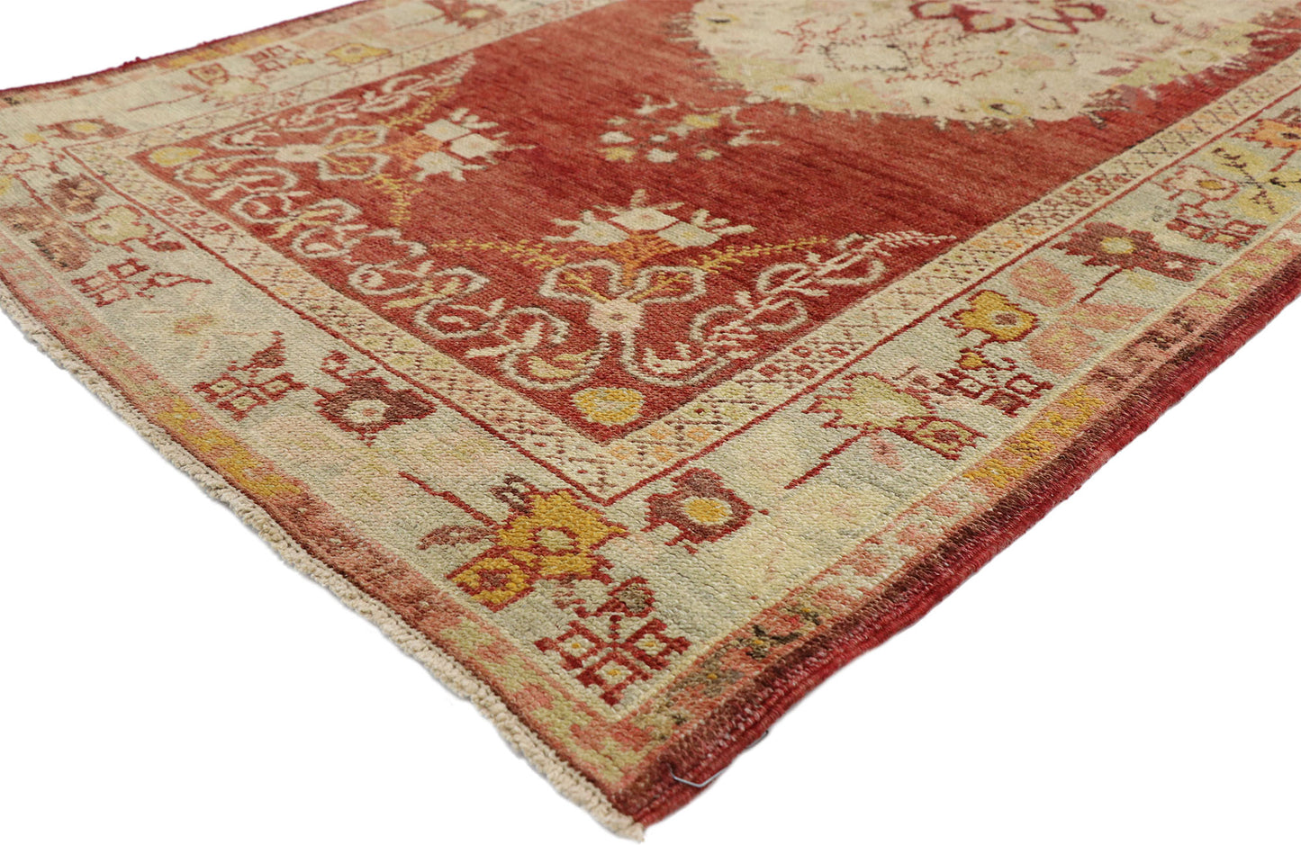 3 x 13 Vintage Turkish Oushak Rug 51043