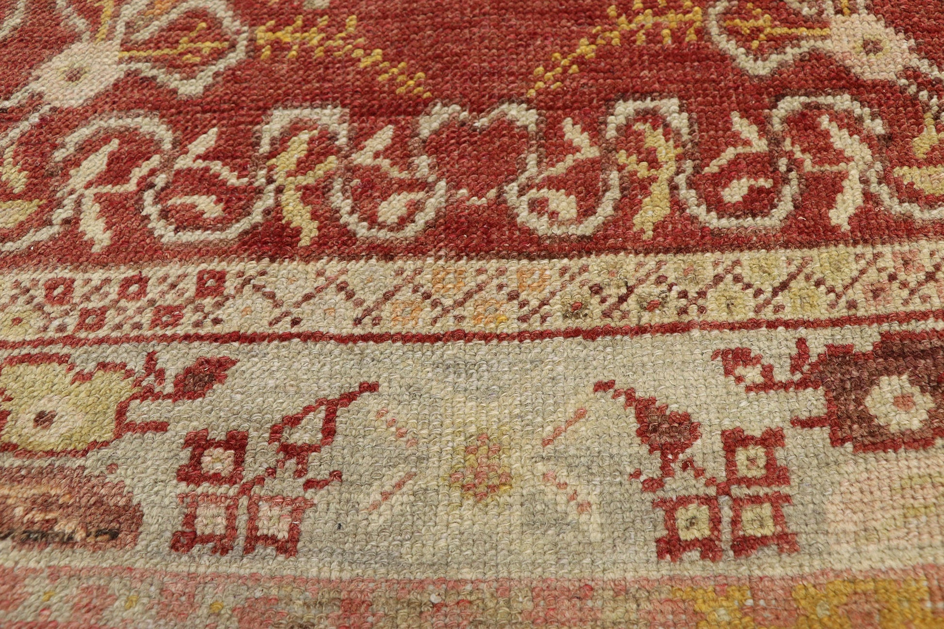 3 x 13 Vintage Turkish Oushak Rug 51043