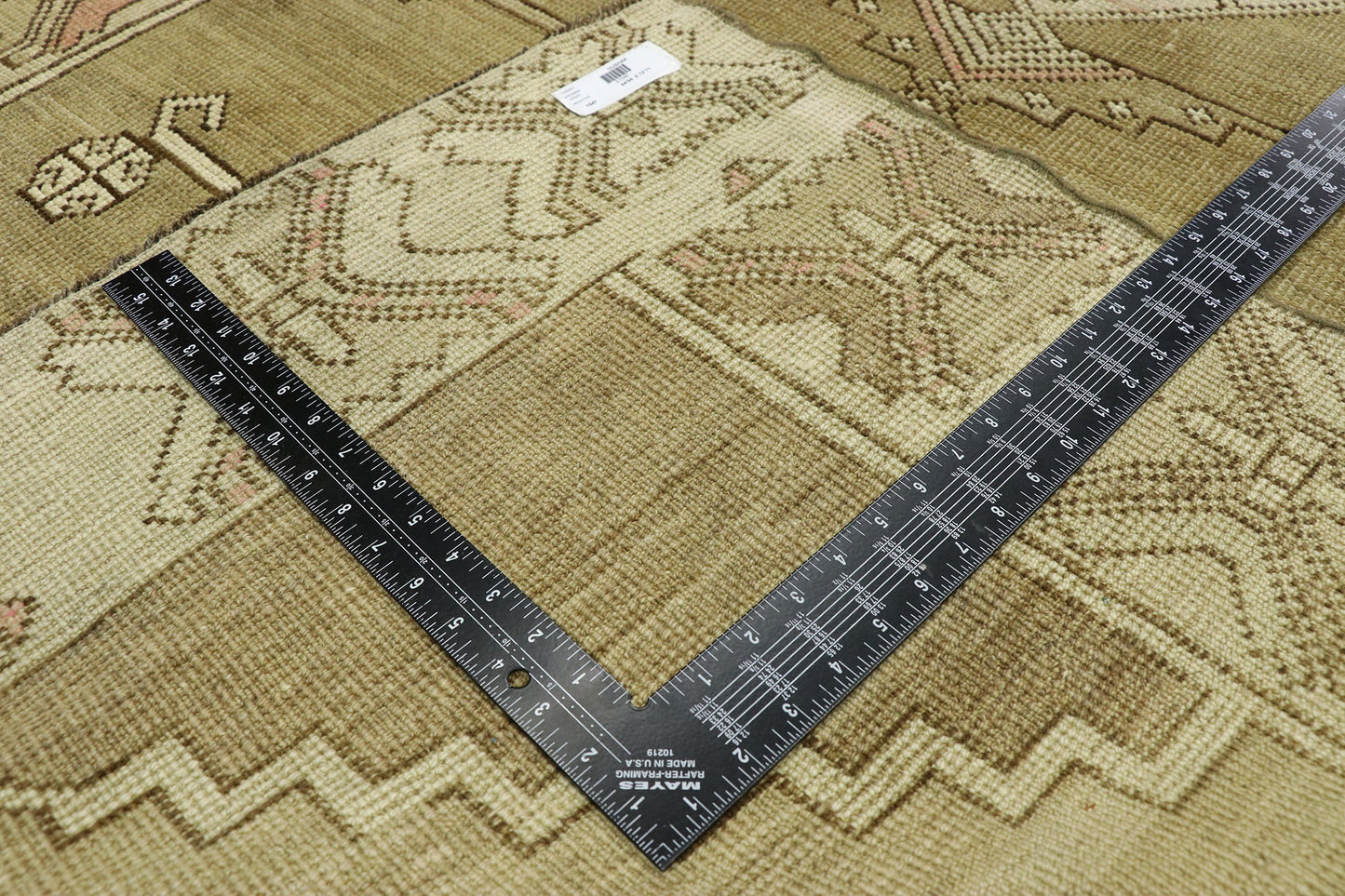 4 x 13 Vintage Oushak Runner 51046