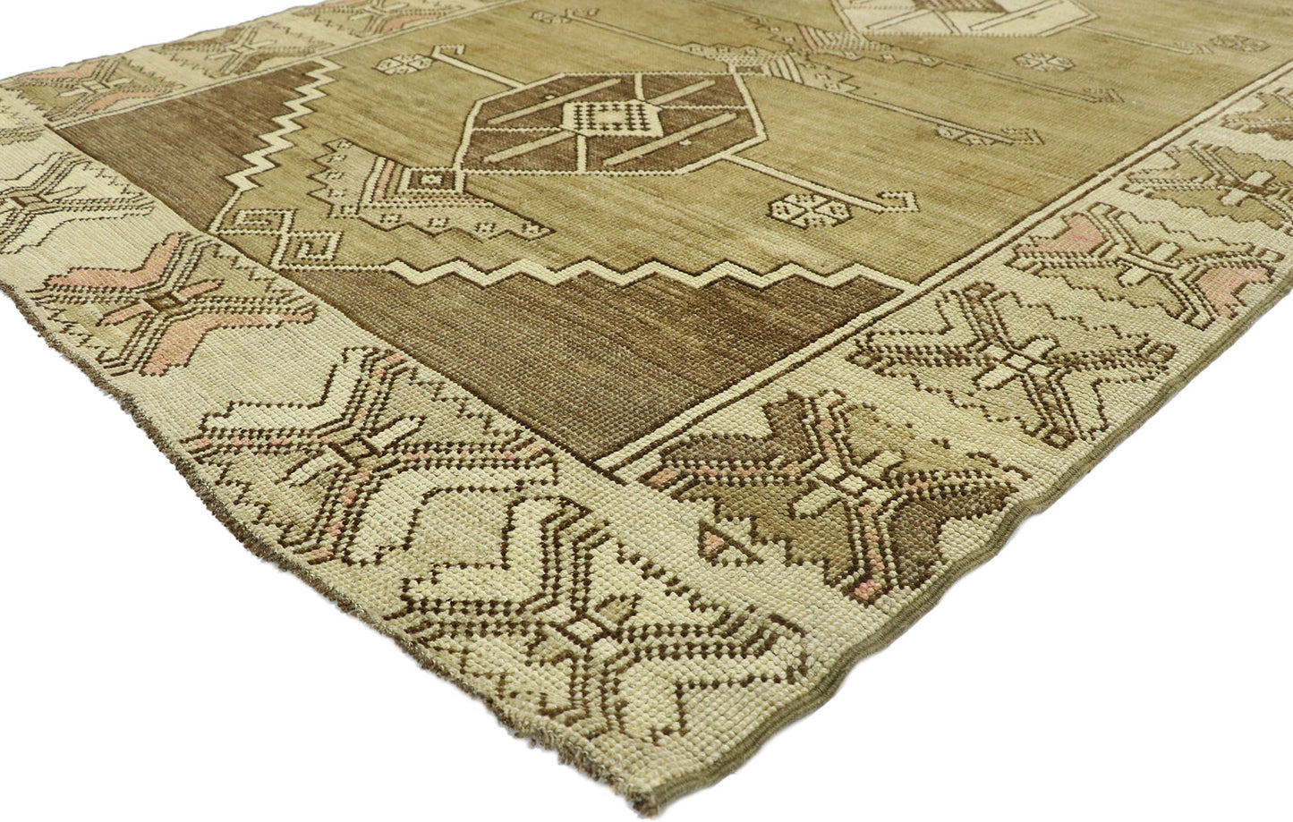 4 x 13 Vintage Oushak Runner 51046