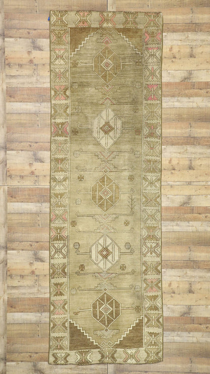 4 x 13 Vintage Oushak Runner 51047