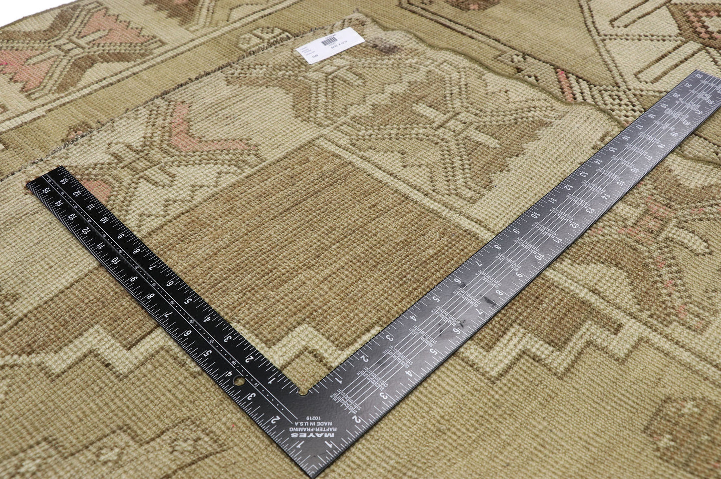4 x 13 Vintage Oushak Runner 51047