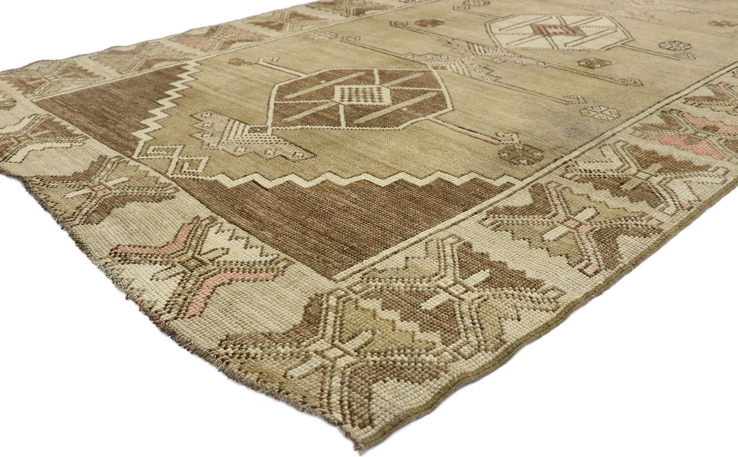 4 x 13 Vintage Oushak Runner 51047