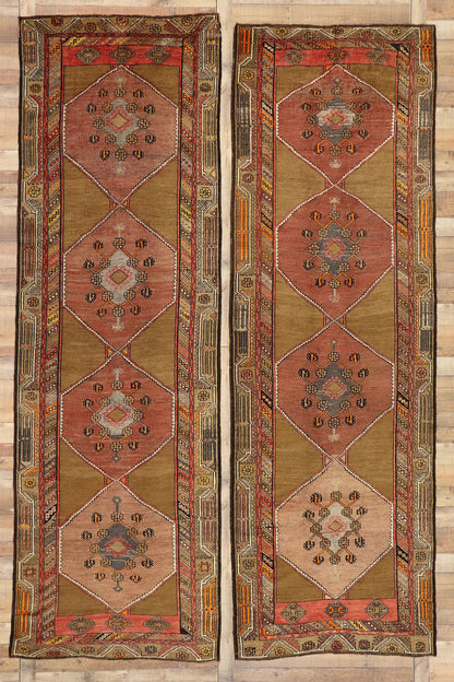 4 x 12 Vintage Turkish Oushak Rug 51052