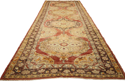 4 x 11 Vintage Turkish Oushak Rug 51055