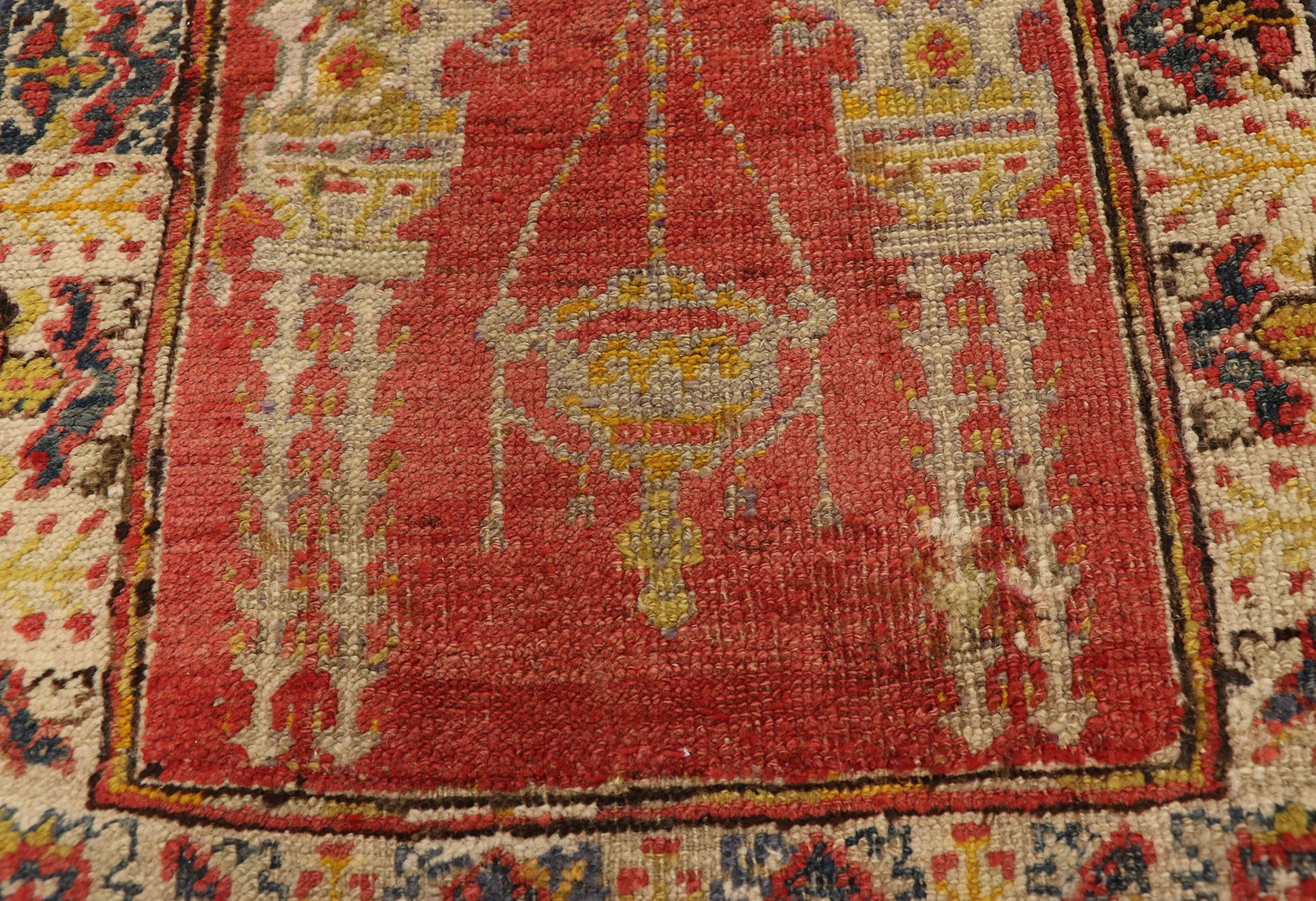 2 x 3 Vintage Turkish Prayer Rug 51059