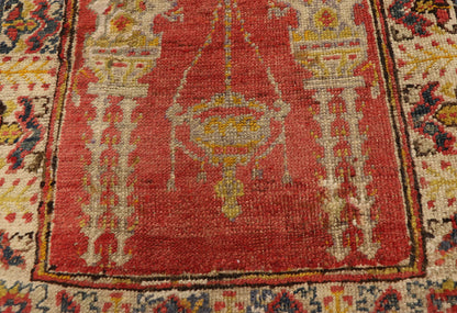 2 x 3 Vintage Turkish Prayer Rug 51059