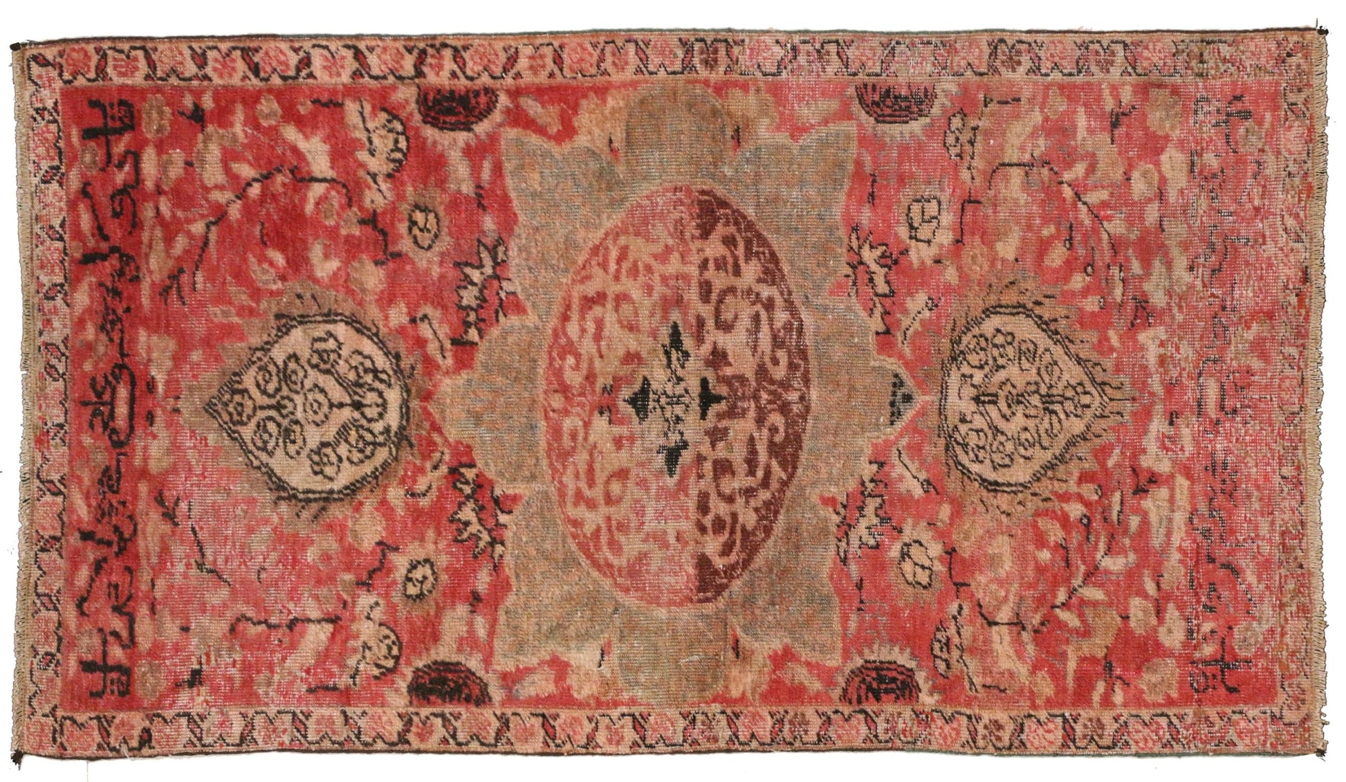 3 x 5 Antique Oushak Rug 51060