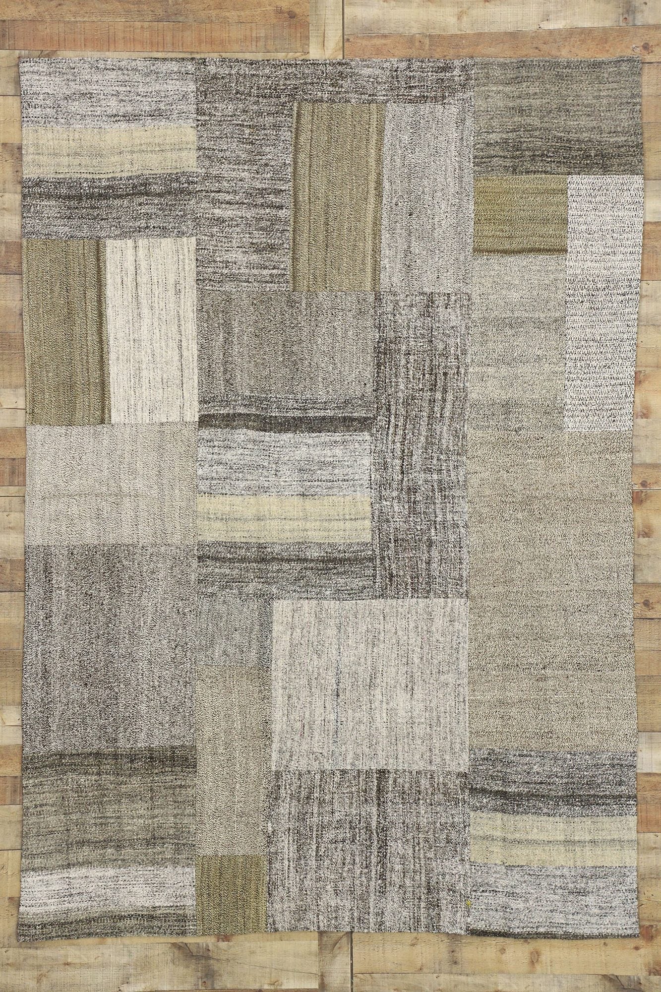 6 x 8 Vintage Patchwork Rug 51062