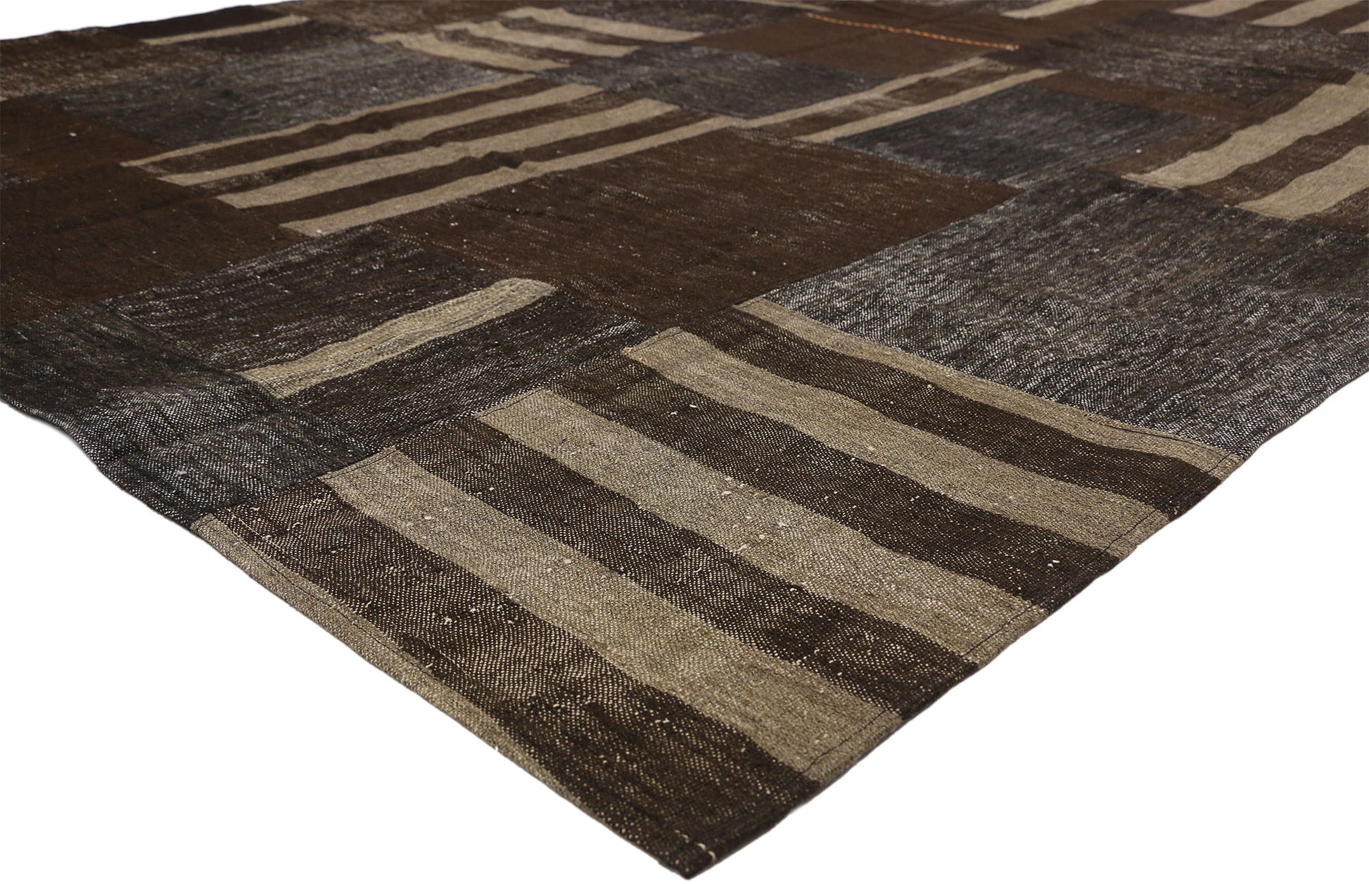 9 x 11 Vintage Turkish Patchwork Rug 51065
