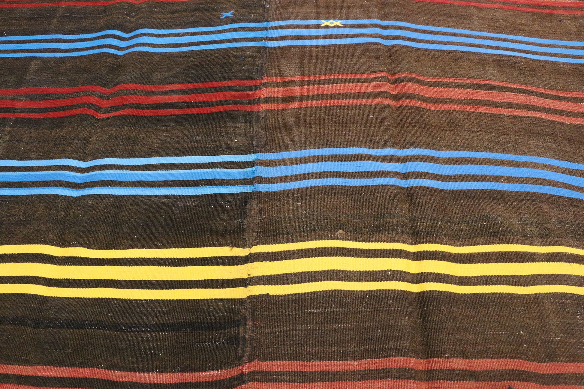7 x 12 Vintage Turkish Kilim Rug 51072