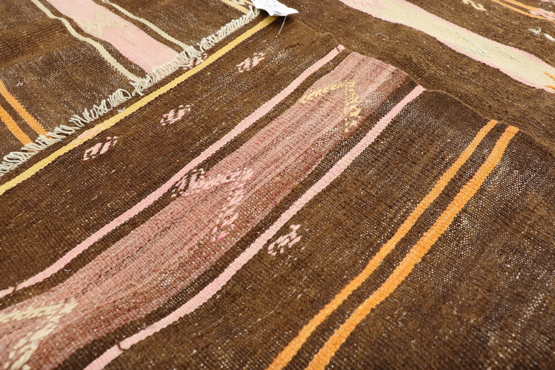 7 x 11 Vintage Turkish Kilim Rug 51073